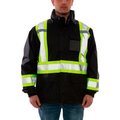 Tingley Rubber Tingley® Icon„¢ Jacket, Black with Fluorescent Yellow/Green Tape, 3XL J24123C.3X